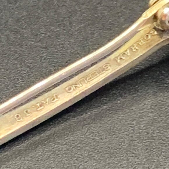 Vintage Gorham Sterling Silver 925 Tiny Spoon Brooch 2.75" Long - Picture 4 of 6